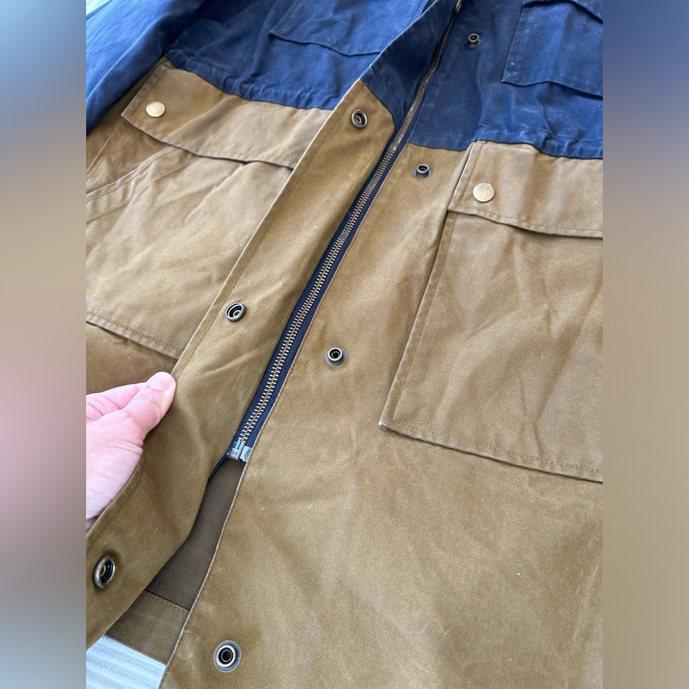J. Crew Long Colorblock Field Jacket - Picture 8 of 14
